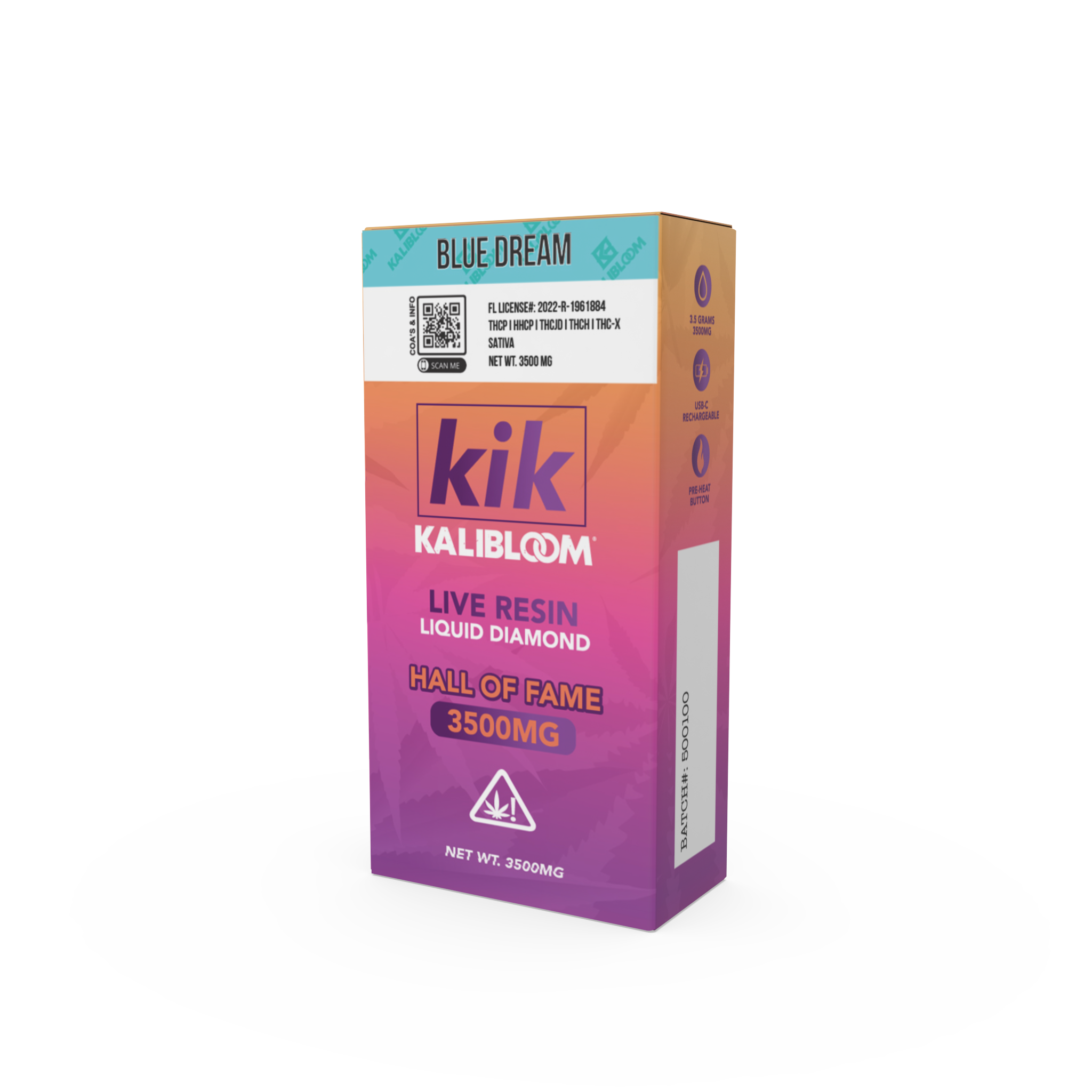 Kik HALL OF FAME 3.5g Liquid Diamond Disposable | KALIBLOOM